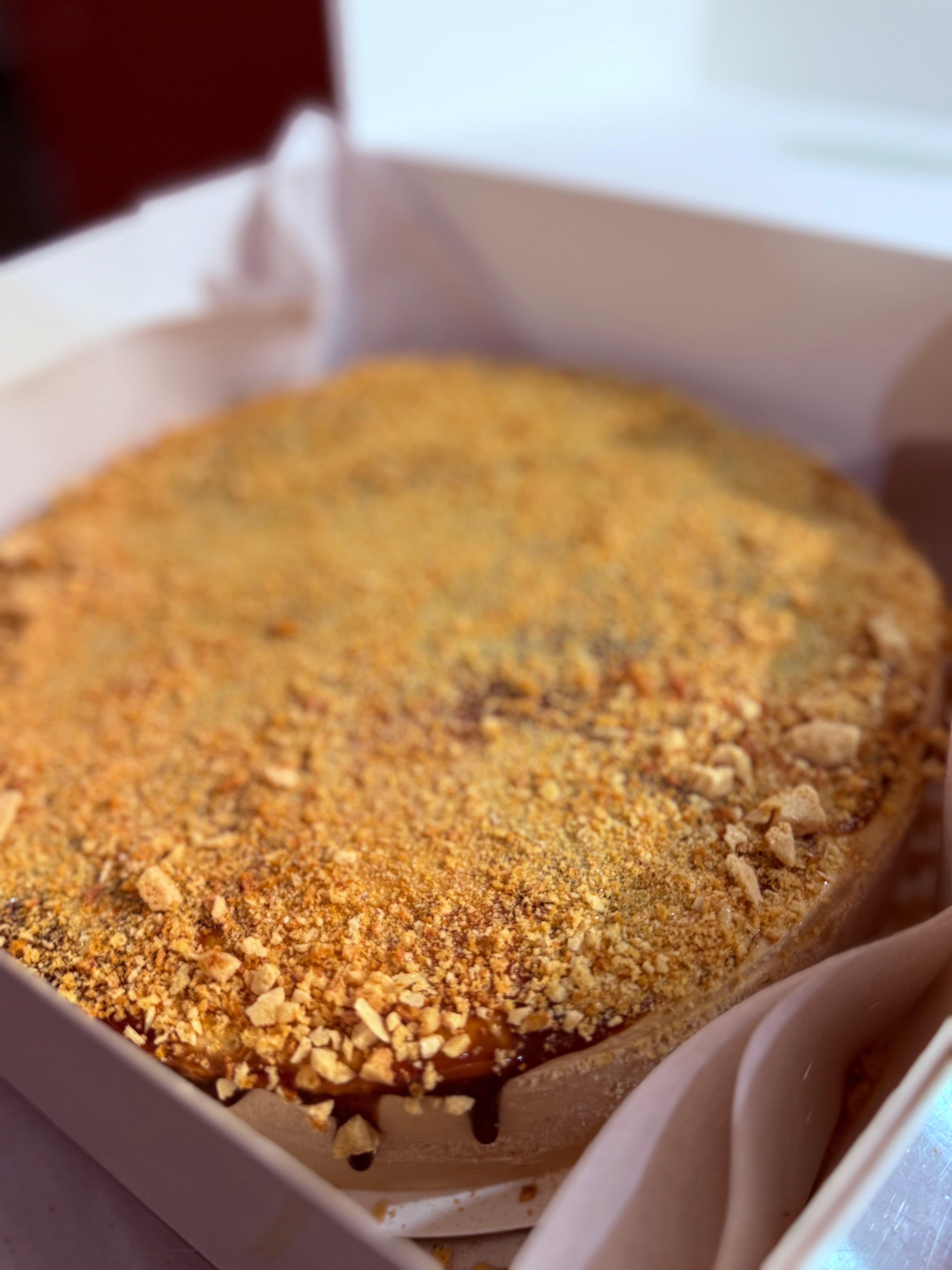 Hokey Pokey Gelato Cake