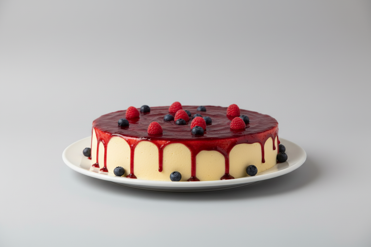 Cassis Gelato Cake