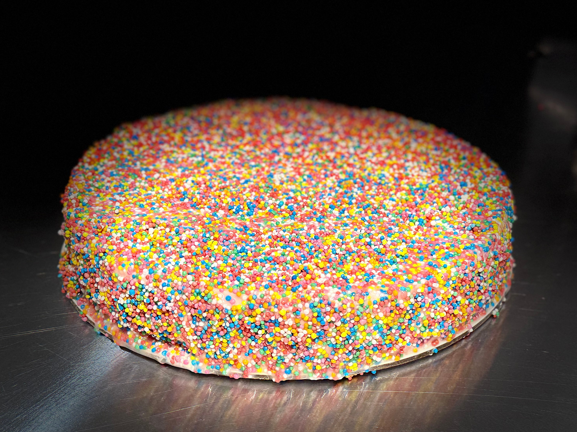 Rainbow Sprinkle Gelato Cake